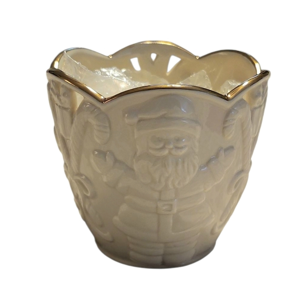 New Lenox‎ Merry Lights Santa Votive American By Design